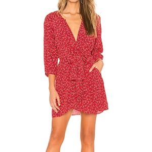 NEW Free People Red Clara Mini Dress